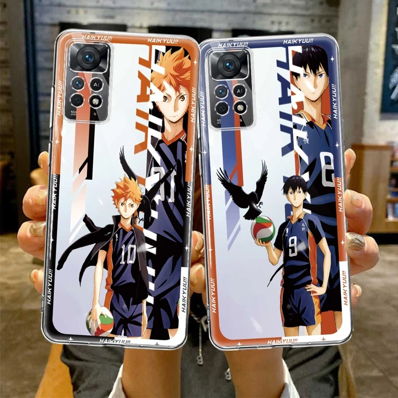 

Luxury For Xiaomi Redmi Note 9S 7 8 9 10 11 12 4G 5G Pro 10S 11T 10Pro NOTE11 8T Phone Case Haikyuu!! Shoyo Hinata Anime