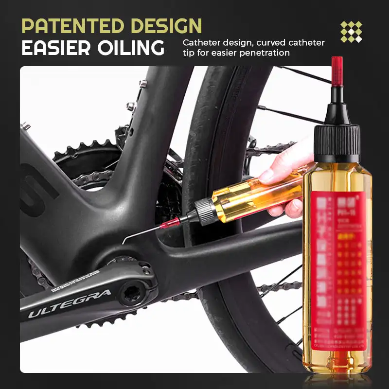 

Lube Micromolecular Lubricant for Equipments Bicycle Chain Fork Flywheel Oil Sewing Oil Fan Hinge Door Keyhole Bearing Gear 60ML