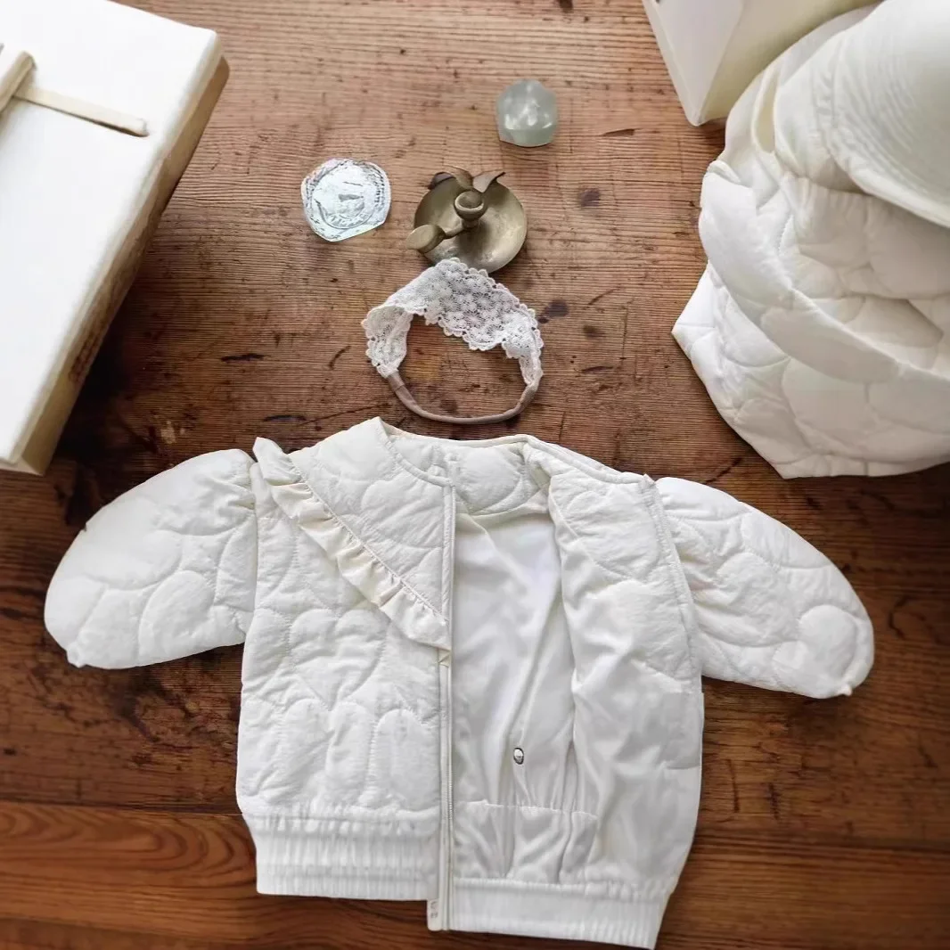 Детская осенне-зимняя куртка INS в корейском стиле легкое хлопковое пальто на