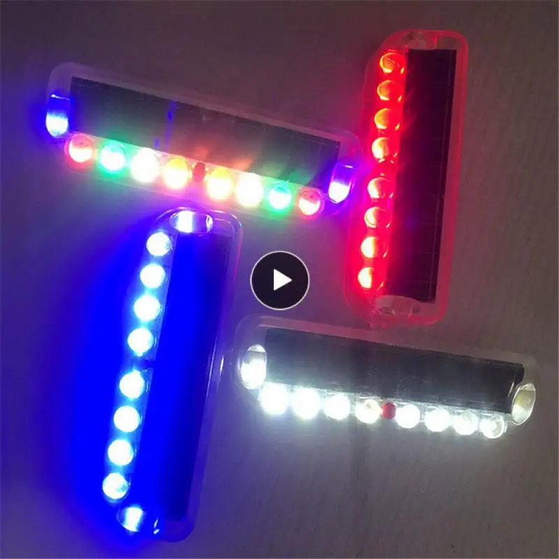 

Led Tail Light High Brightness Solar Tail Light Shockproof Waterproof Safety Warning Light Car Accessories Bicycle Light