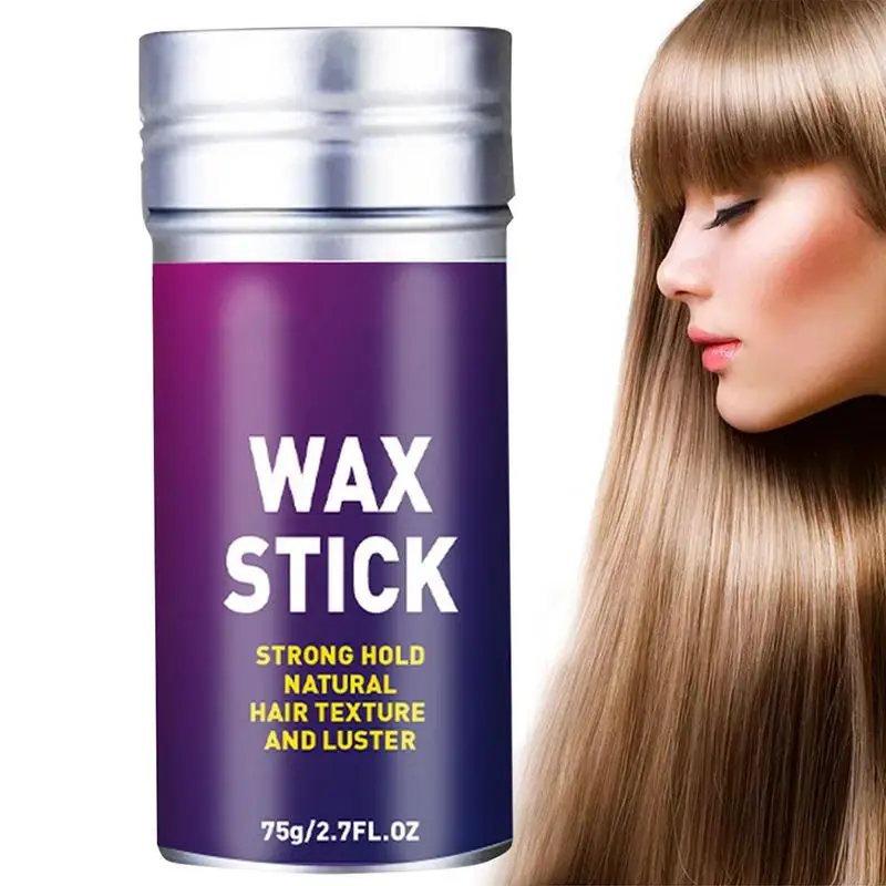 

Hair Wax Stick Non-Greasy Hair Fly Away Stick Edge Wax For Finish Hairstyle To Tidy Up Haircut For Long Short Curly Straight