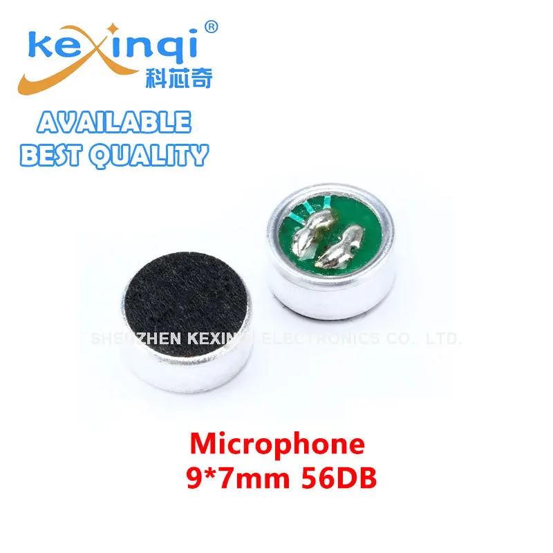

20Pcs/lot Microphone 9*7mm 9x7 Capacitive Electret Microphone Pickup MIC 56DB