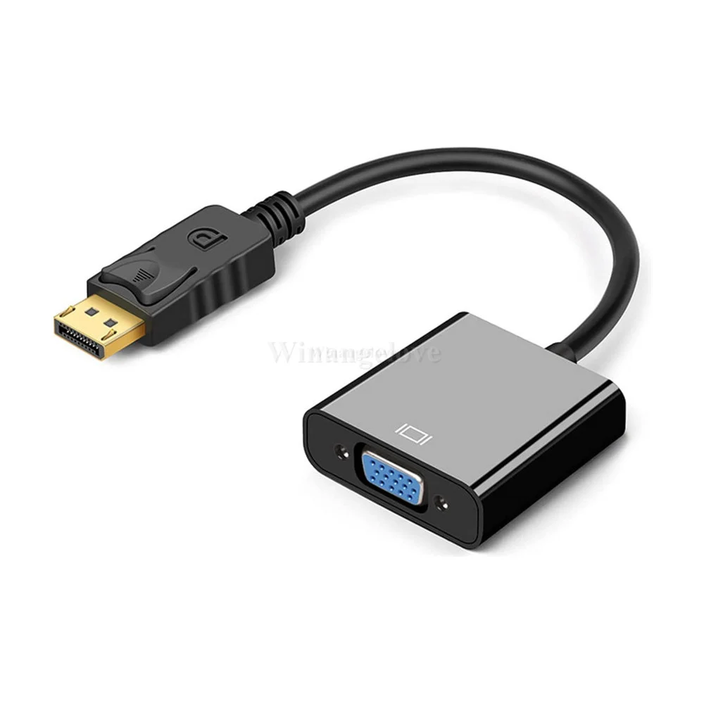 

100 шт./лот интерфейс Thunderbolt порт дисплея DP штекер в VGA гнездо Кабель конвертера