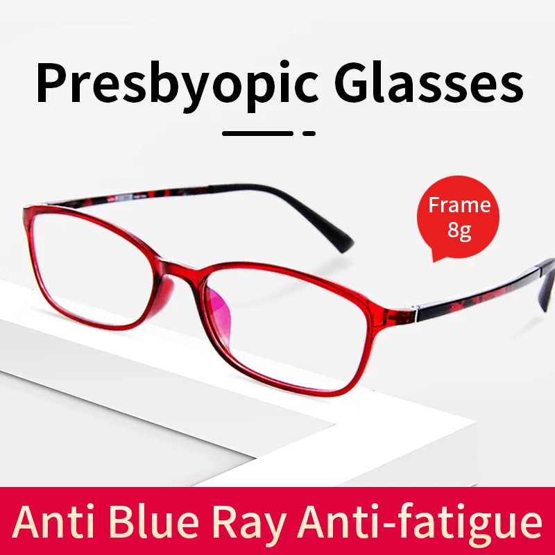 Превосходные чрезвычайно оригинальные очки для чтения ультратонкие Синие линзы