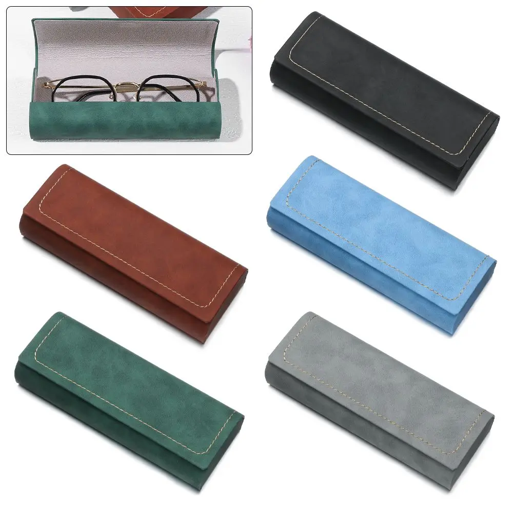 

Women Men Large Capacity Waterproof Portable PU Leather Glasses Box Eyeglasses Case Glasses Holder