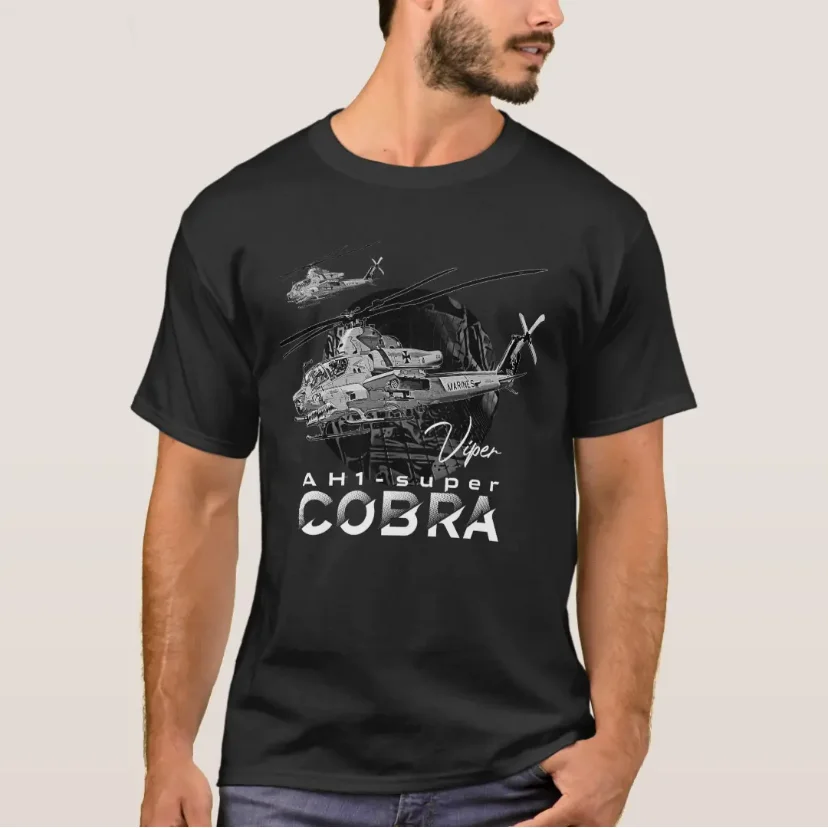 

Deutsche Marine Bundeswehr AH-1 Super Cobra Attack Helicopter T-Shirt New 100% Cotton O-Neck Short Sleeve Casual Mens T-shirt