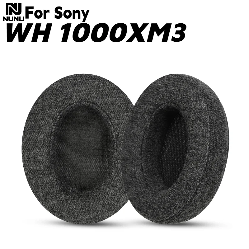 Сменные амбушюры из хлопковой ткани с застежкой для наушников Sony WH 1000XM3, запчасти для ремонта, удобные в использовании, не оставляют следов на коже. (art.: 3920d956facf5) - 3920d956facf5