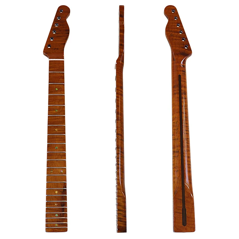 ST2 1-ладовая встроенная глянцевая гриф для электрогитары шириной 5 6 см с тигровым