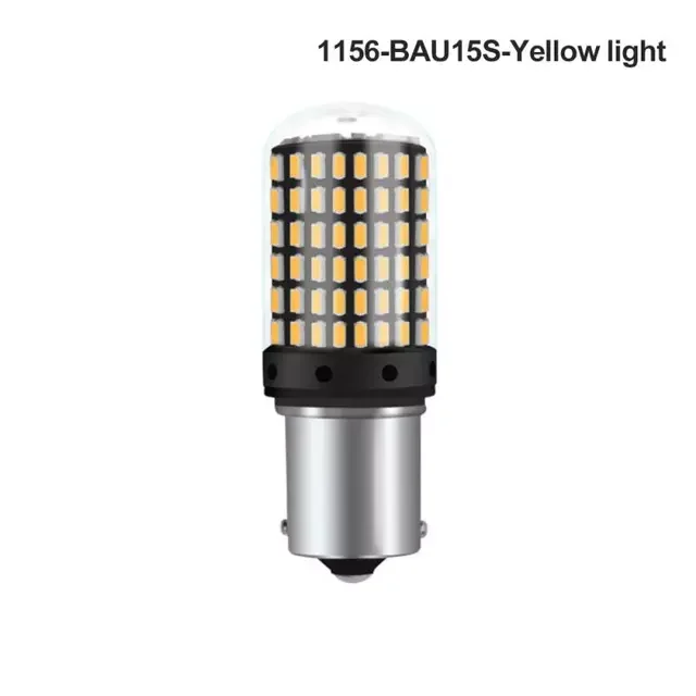 

T20 LED 3014 144smd CanBus S25 1156 BA15S P21W LED BAY15D BAU15S PY21W Lamp 7440 W21W W21/5W Led Bulbs For Turn Signal Light