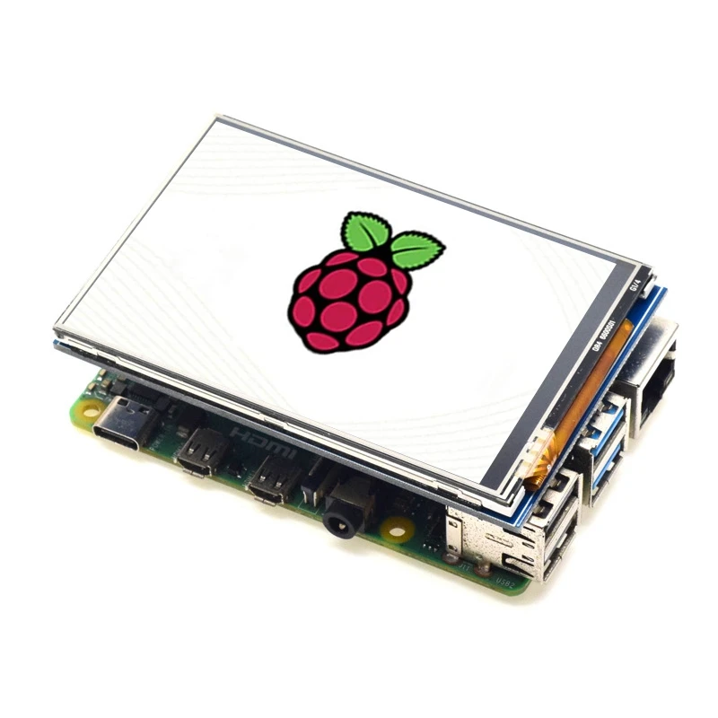 for Raspberry Pi 4B 3B 3B+ Contact Screen 3.5 Inch LCD Display+Contact Pen