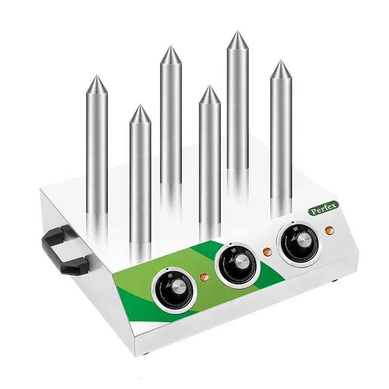 Лидер продаж 6 палочек электронная машинка из нержавеющей стали для