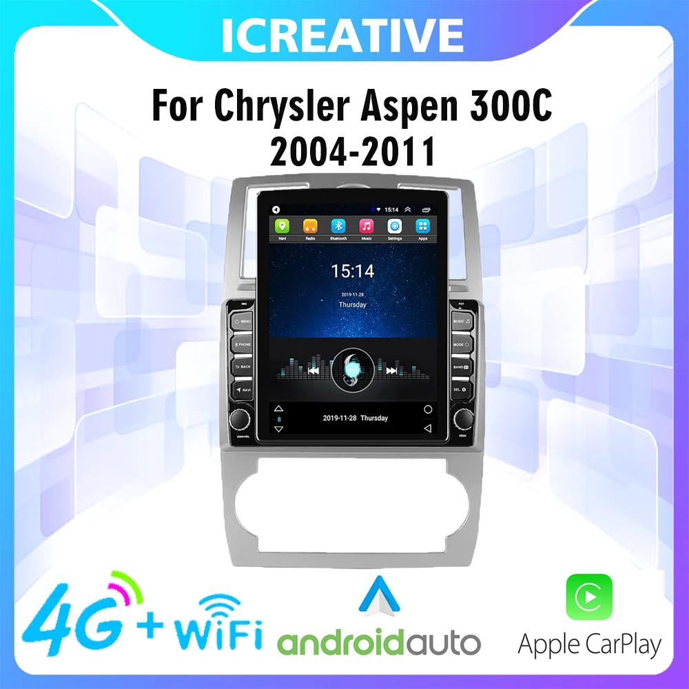 CarPlay Автомагнитола Магнитола Автомобильный мультимедийный плеер 2 Din экран 9 7