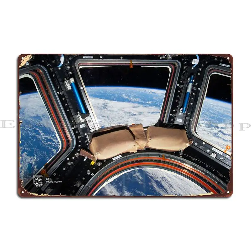 

Модуль Iss Cupola, металлический плакат, картинка для паба, дизайн кинотеатра, оловянный плакат