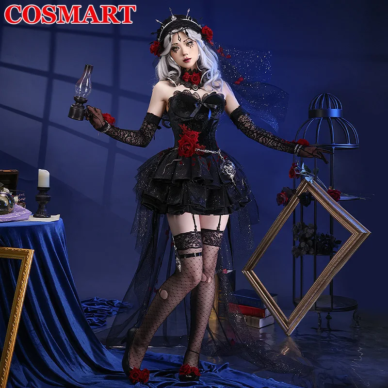 

Костюм для косплея COSMART ID V Ada Mesmer, элегантный благородный костюм, униформа для вечевечерние НКИ на Хэллоуин, Женский Ролевой костюм