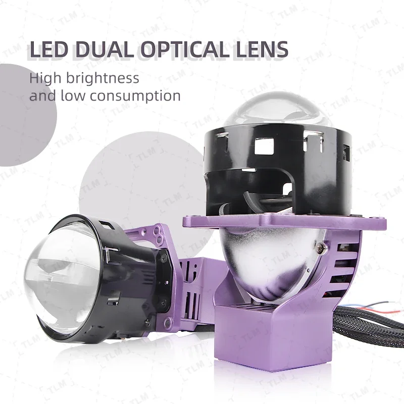 D70 3-дюймовый объектив проектора Bi Led 3 0 Автомобильные фары Лампы Высокие низкие