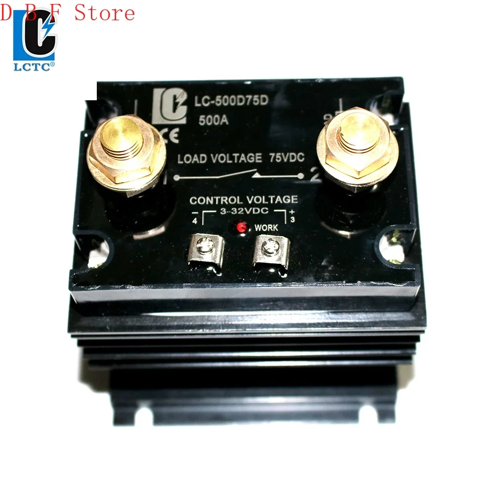 

SSR-500D75D DC Control DC твердотельное реле 500A DC Relay