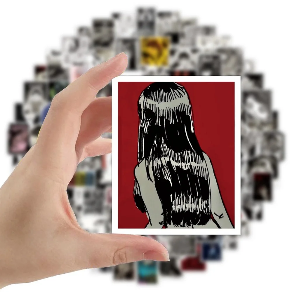 

50/100PCS Horror Fujiang Stickers Phone Water Bottle Laptop Waterproof Graffiti Scary Decal DIY Cool Sticker for Kid Toy