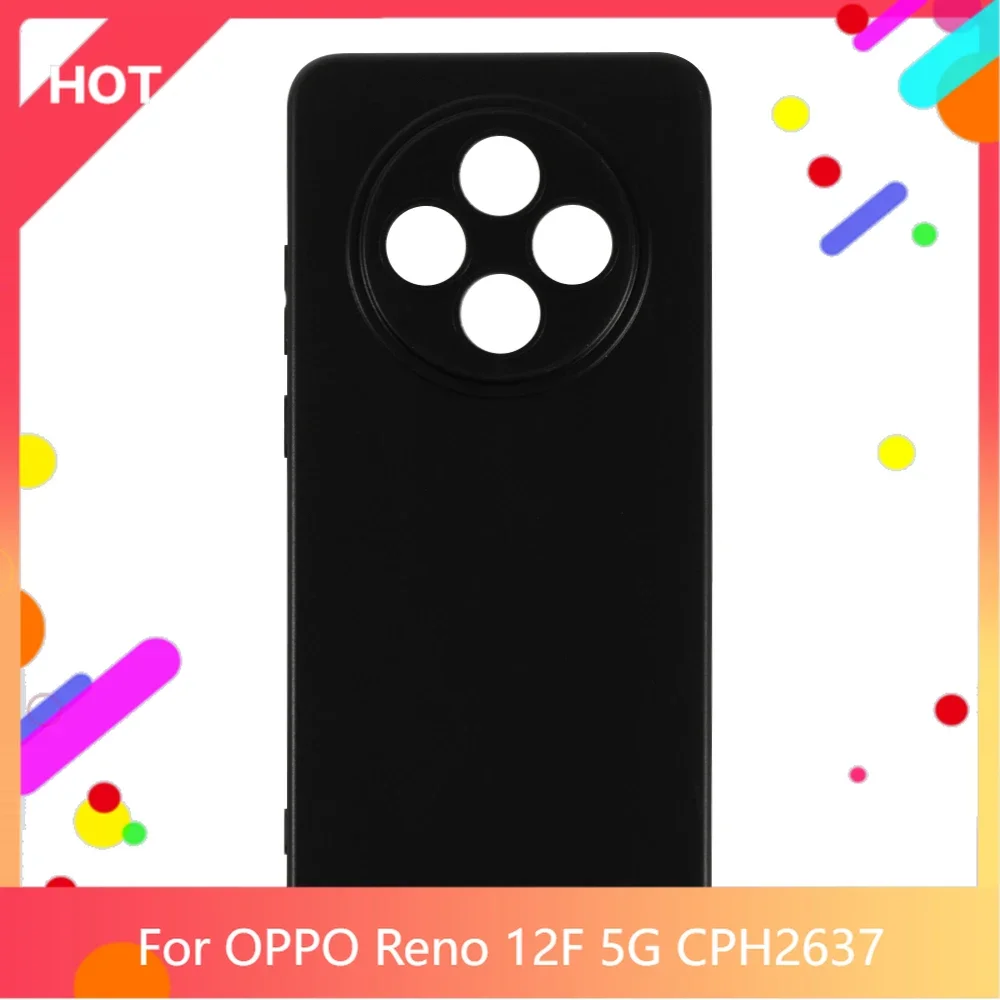 Reno 12F 5G CPH2637 чехол Matte Мягкая силиконовая задняя накладка из ТПУ Cover для OPPO телефона