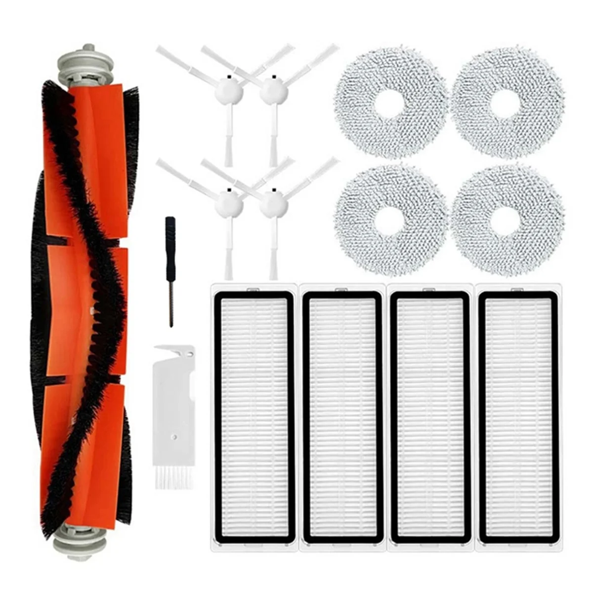 

For Xiaomi S10+ / S10 Plus Robot Vacuum Accessories Main Side Brush Hepa Filter Mop Cloth Pads Spare Parts