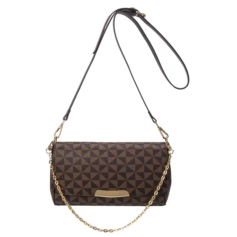 

2022 spring and summer new underarm bag ladies Korean fashion print small square bag shoulder all-match chain small bag