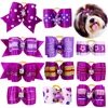 20pcs Pet Hair Bows with Rhinestone & Flowers 2