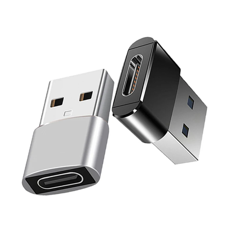5 шт. адаптер-конвертер USB Type-C (папа) на (мама)