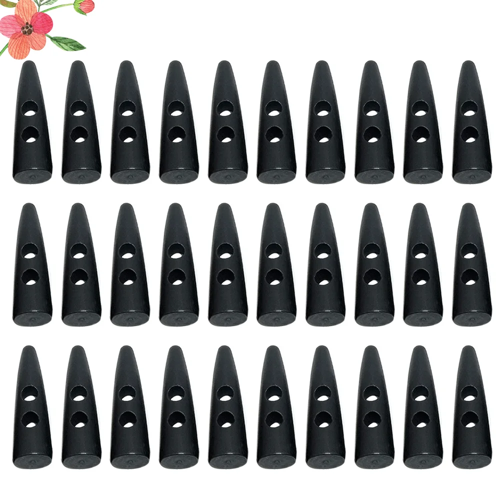 

Buttons Wooden Sewing Toggle Wood Button Horn Buckle Accessories Holes Handmade Vintage Coats Coat Olive Clothes Baby Placket