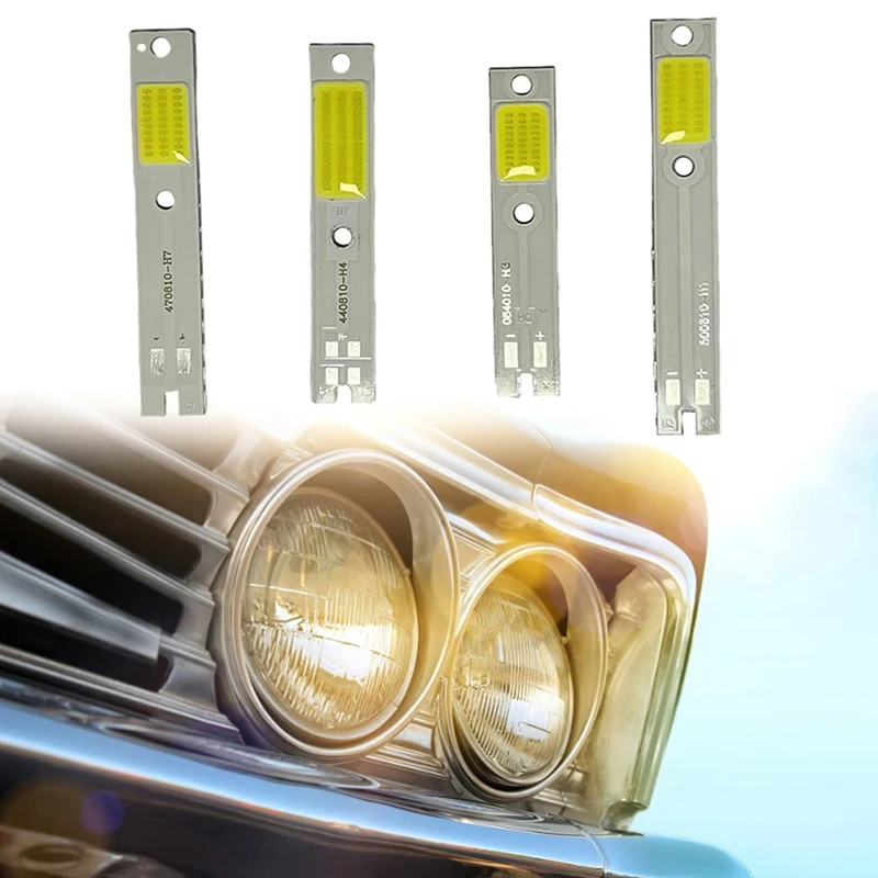 

5Pcs H1 H3 H4 H7 COB Light LED Chip Car Near/high Beam Headlight Light Source