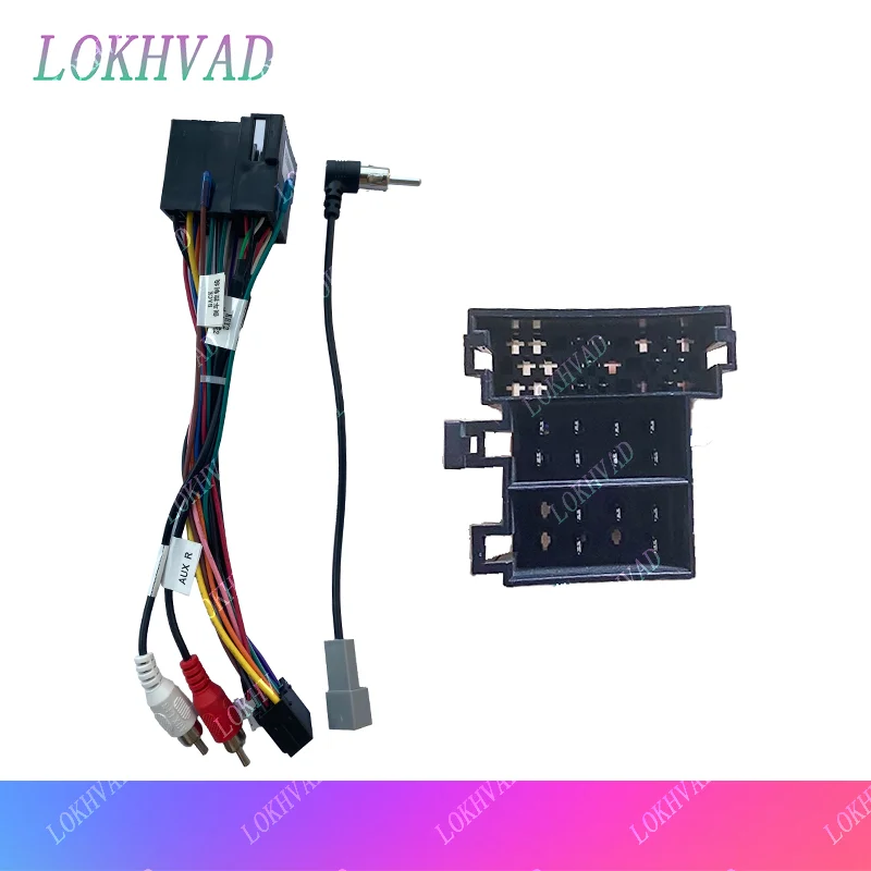 Фото Автомобильный радиоприемник Canbus Box на базе Android, декодер для Hyundai KIA Forte/Cerato/Sorento/Sportage/Soul, 16-контактный жгут проводов, вилка кабеля питания №1