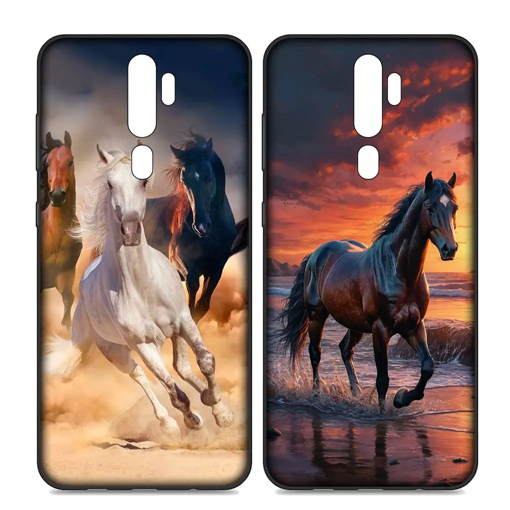 Силиконовый чехол для телефона с обоями Running Wild Horse Huawei Nova 3i 3 5t 2i 7 SE Mate 10 20 P20 P30 Pro 2