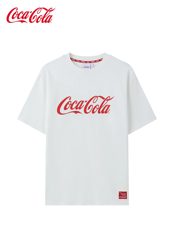 Официальная Детская футболка с коротким рукавом классический логотип свободная