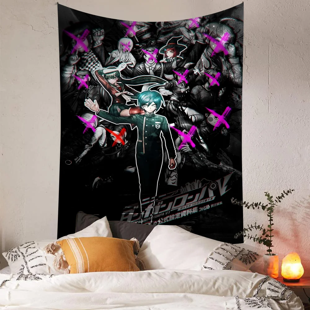 Игра D-Danganronpa Movie Sticky Posters Ретро наклейка из крафт-бумаги DIY Комната Бар Кафе