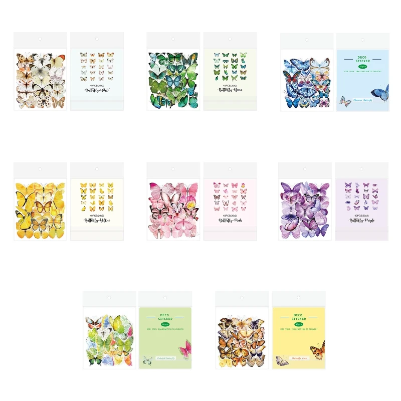 

Наклейки с цветами и бабочками, водостойкий альбом для стикеров, наклейки, декоративный материал для бутылки с водой, чехла для ноутбука, те...