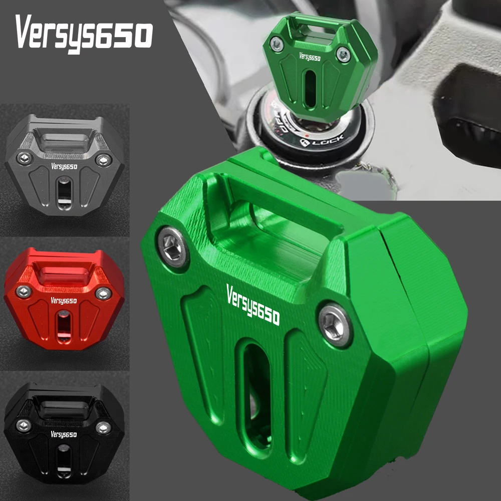 

New For KAWASAKI VERSYS650 VERSYS 650 2007-2023 2022 2021 2020 2019 2018 2017 Motorcycle Key Cover Cap Keys Case Shell Protector