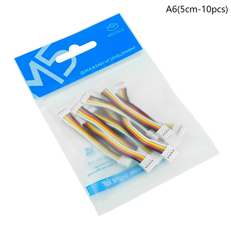 

Кабель Grove M5Stack с застежкой, 1 м/2 м/50 см/20 см/10 см/5 см HY2.0-4Pin, специальный соединительный провод датчика