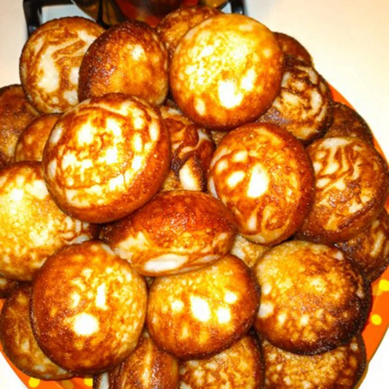 7 отверстий сковорода для приготовления пирожных чугунная плитка не прилипающая