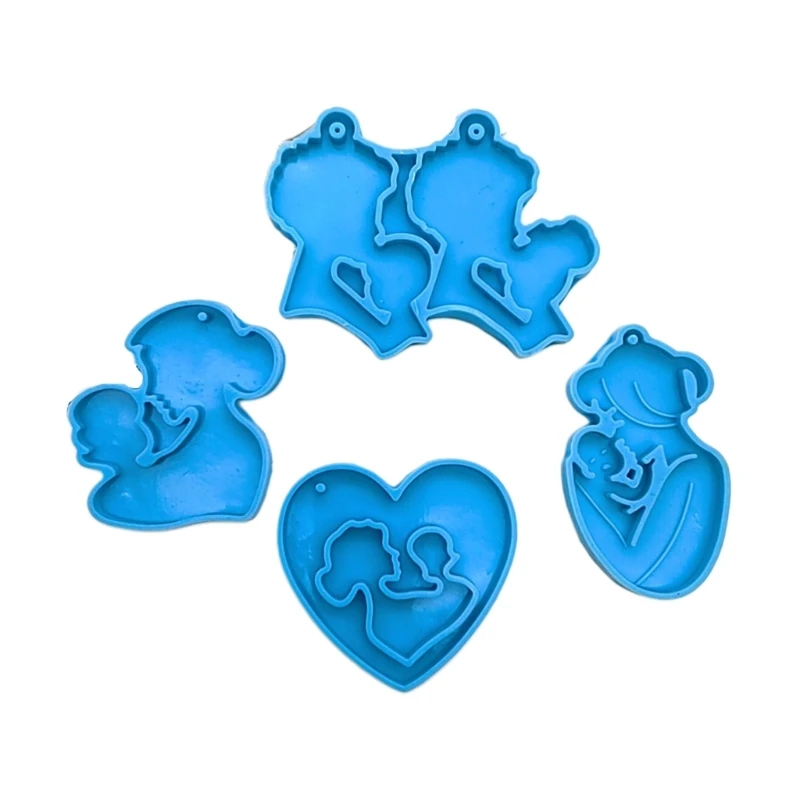

Thanksgiving Silicone Resin Mold,Parent-child Epoxy Casting Mold for DIY Pendant Jewelry Making Keychain Silicone Mold