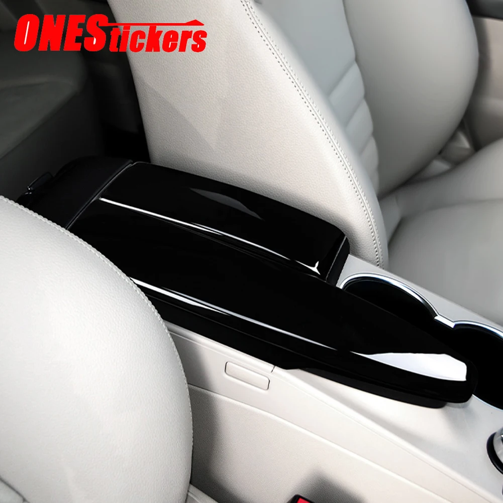 

For Mercedes Benz C E GLK Class Coupe W204 C204 W212 W207 C207 X204 Car Accessories Central Armrest Storage Box Panel Trim Cover