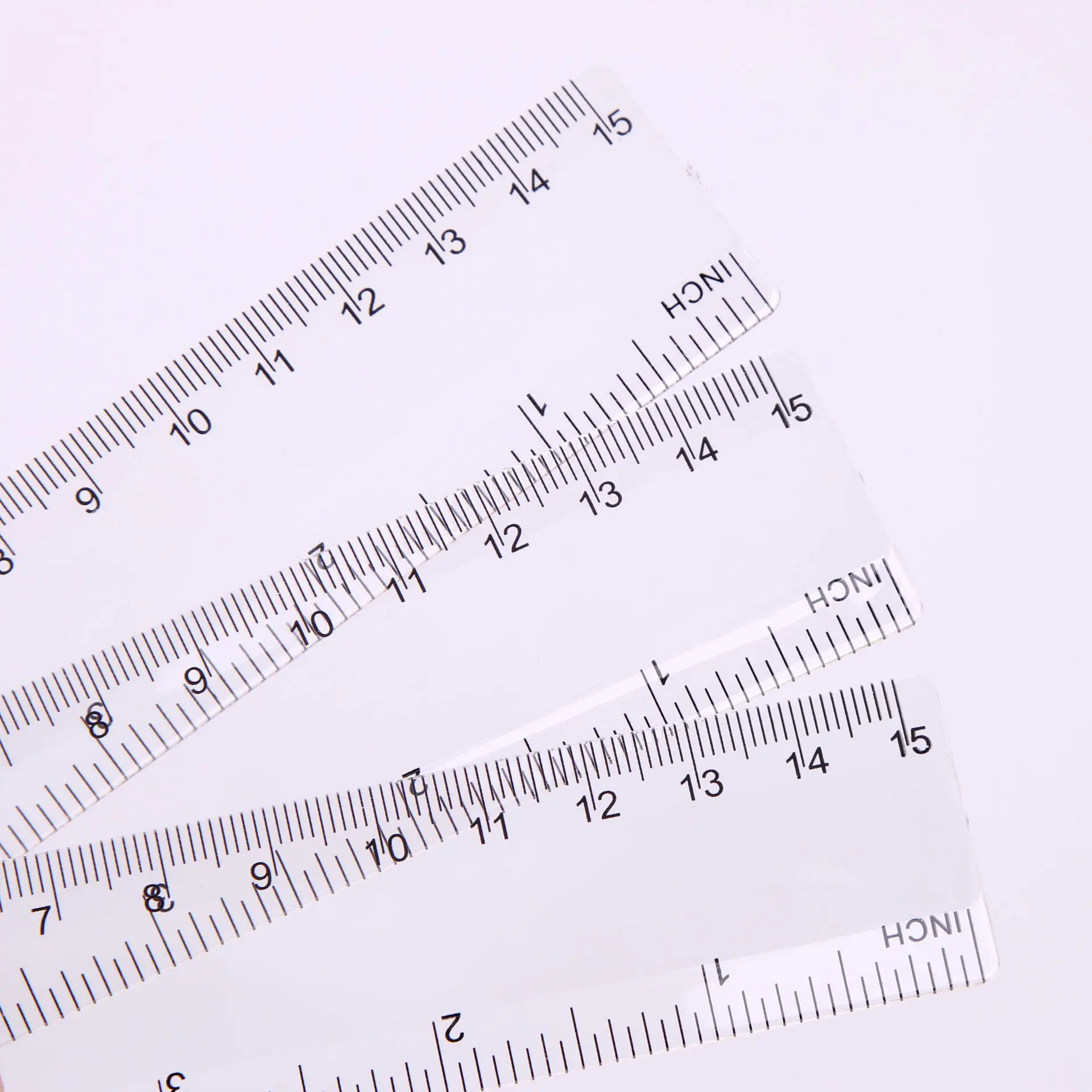 10PCS/Lot 15cm Soft Ruler Flexible Creative Stationery Transparent Rule School Supply