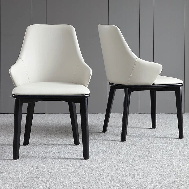 

Nordic Luxury Dining Chairs Armrest White Kids Designer Unique Chairs Fashion Soft Waiting Meubles De Salon Interior Furniture