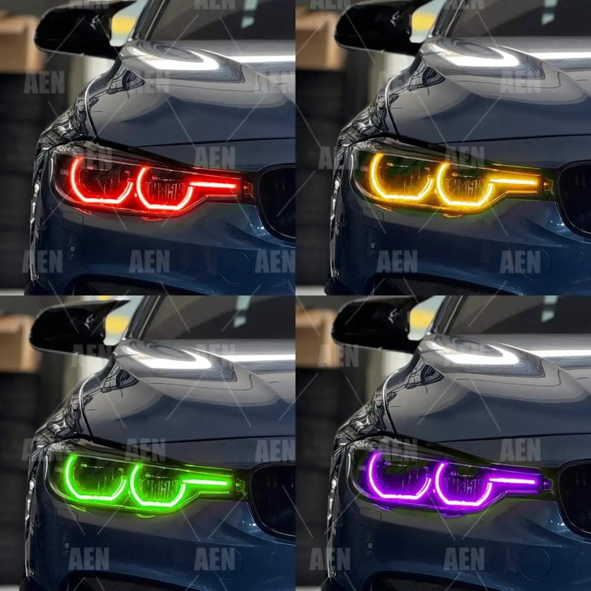Фото Светодиодные платы CSL Angel Eyes DRL для BMW 3 серии 2016-2018 годов выпуска (модели 318i, 320i, 320e, 340i, 330i, 328i LCI) для светодиодных фар, артикул 63117419615. №1