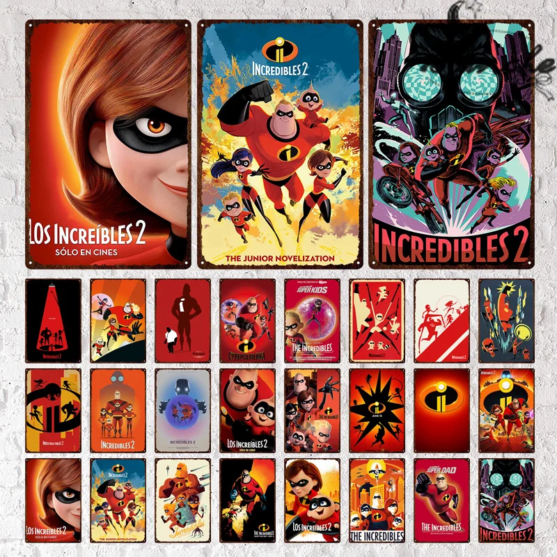 Картина из мультфильма Disney суперсемейство для детей красная черная