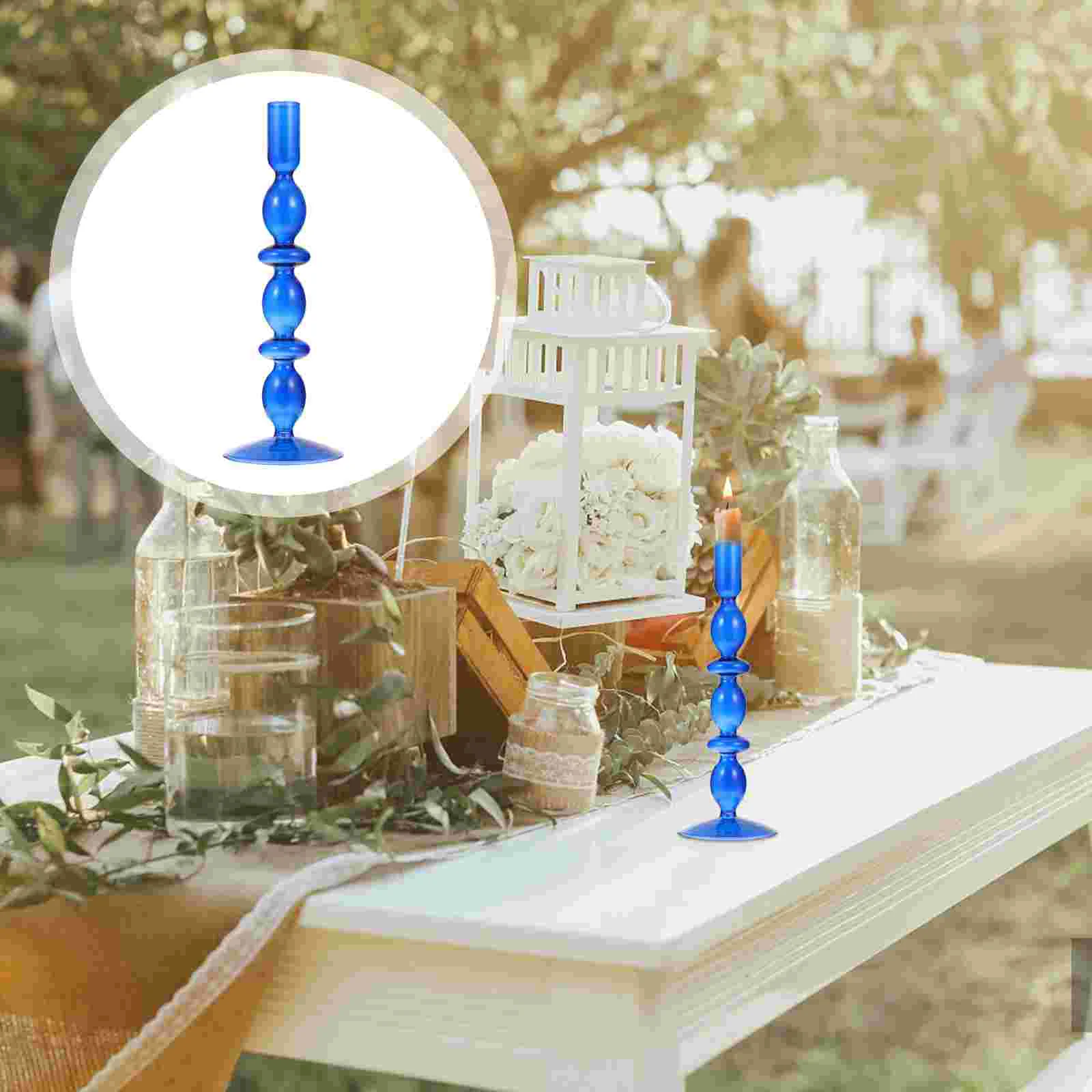 

Holdercandlestick Holders Stand Taper Dinner Crystal Wedding Decorative Pillar Candlesticks Tealight Centerpieces Clear