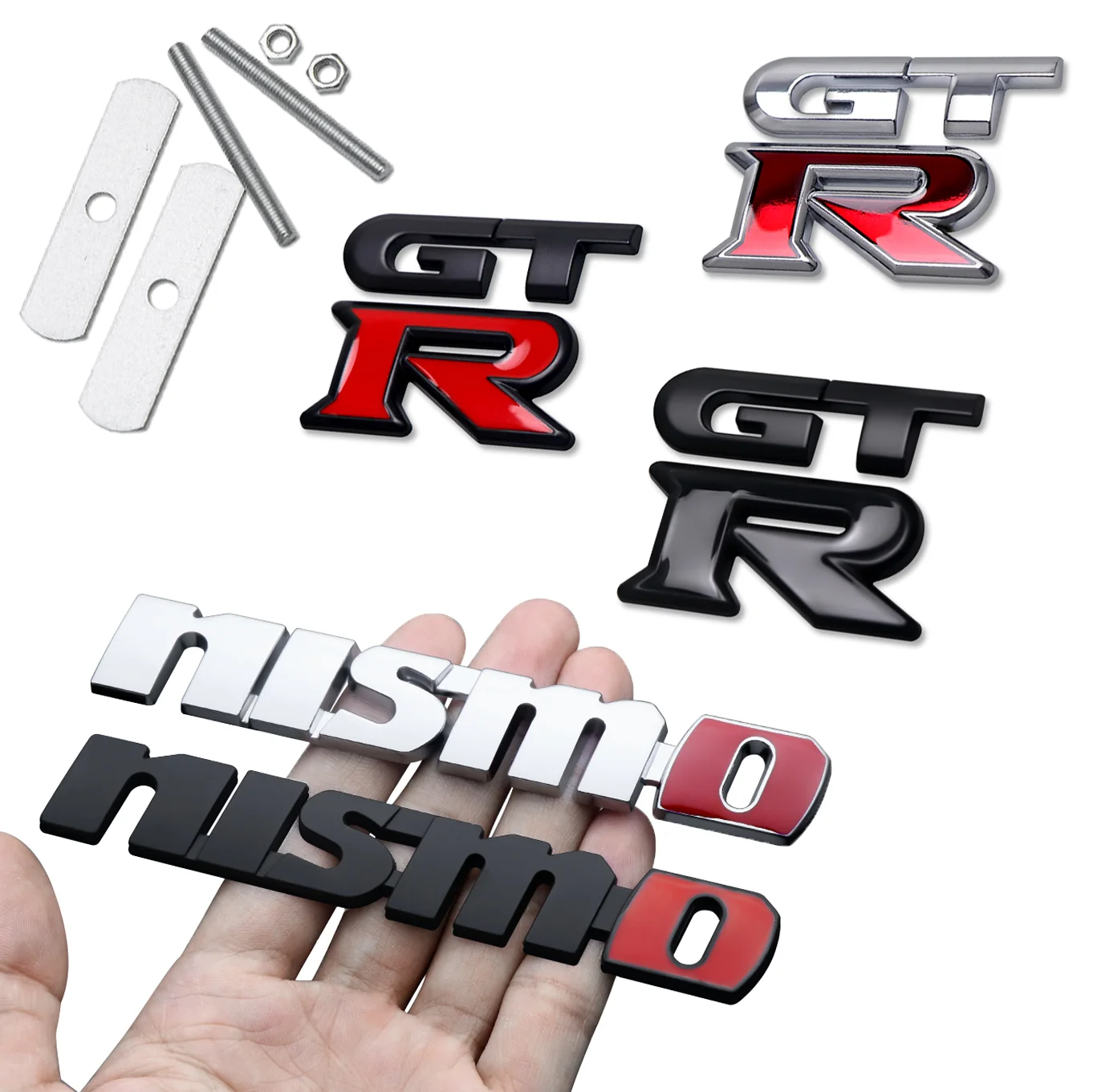 3D ABS GTR Nismo логотип значок передней решетки автомобиля задний багажник крыло