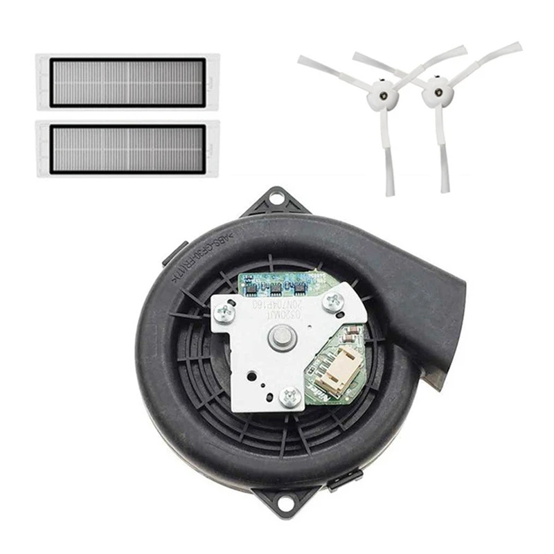 Двигатель вентилятора для XIAOMI Mi Robot SDJQR01RR Mijia 1 S Roborock S50 S51 S52 S55 фильтр и боковая