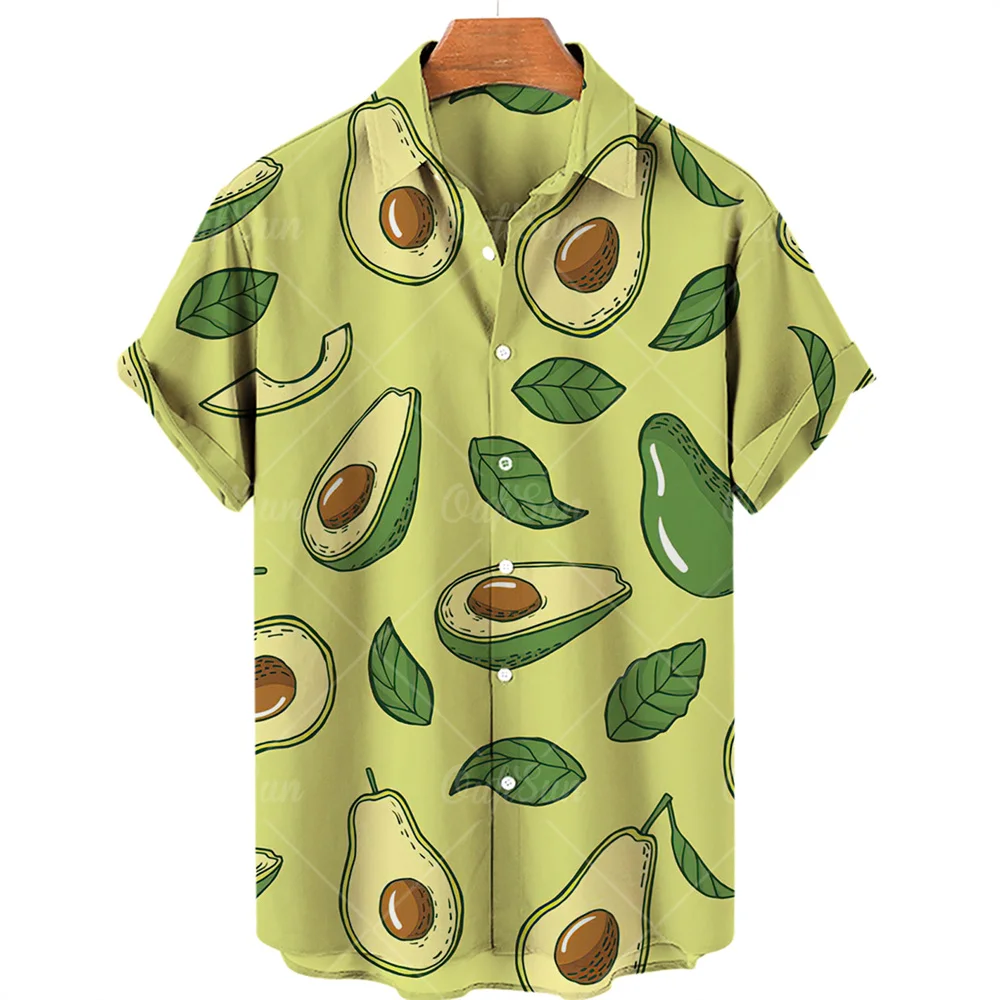 Мужская Летняя Повседневная универсальная рубашка с коротким рукавом и