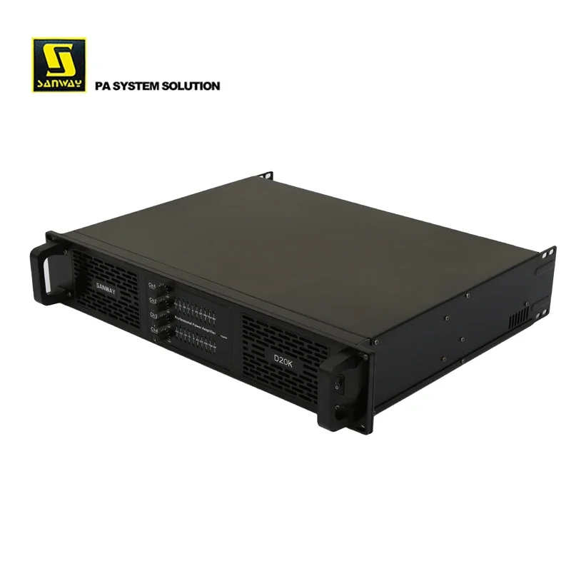 D20K Sanway 16000 Вт Класс D Профессиональный усилитель мощности Dj FP20000Q