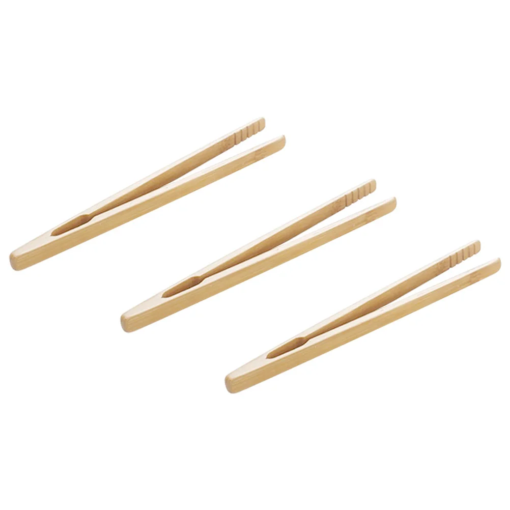 

3 Pcs Bead Forceps Wood Tweezer Playthings Mini Toy Toys Kids Gifts Tweezers Education Animal