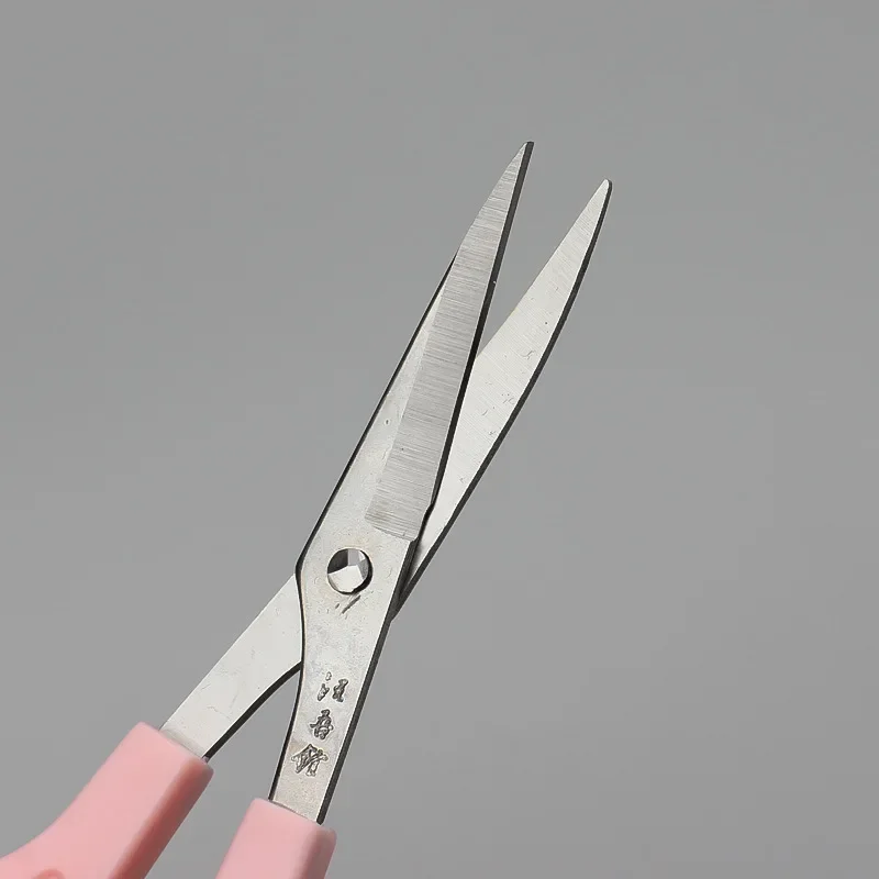 Ножницы ручной работы Wang Wuquan из нержавеющей стали с изогнутой головкой для
