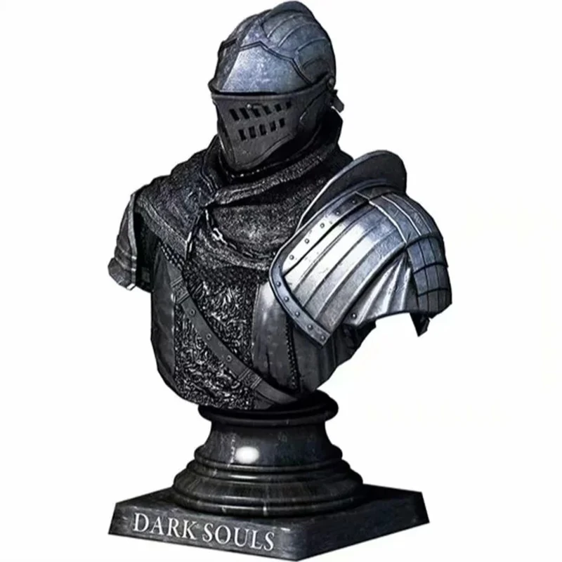 Dark Souls Bust Statue Classic Look Half-length Armor Scene Base Remake Action Figure Collections Model Doll Toy